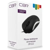 Мышь CBR CM 112 (черный/серебристый) фото 1